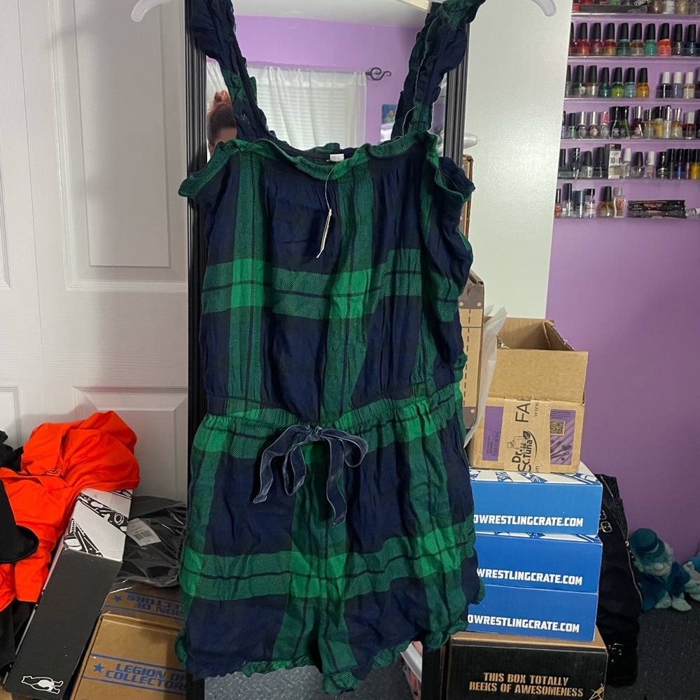 Aerie flannel romper